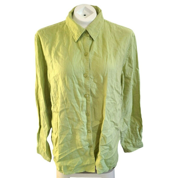 L.L Bean Button Up Long Sleeve Shirt Size L‎ - Picture 1 of 4